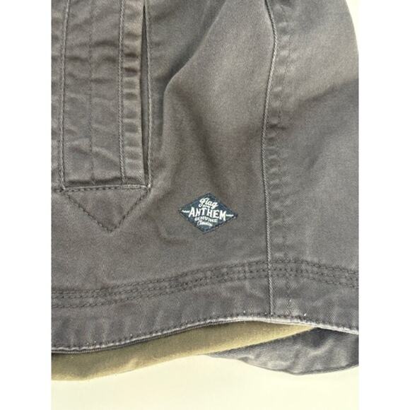 Flag & Anthem 4-Pocket Mock Neck Collar Long Sleeve Jacket in Grey – Medium - Picture 6 of 8